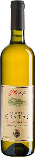 Вино Plantaze Crnogorski Krstac біл.сух.13% 0.75 л